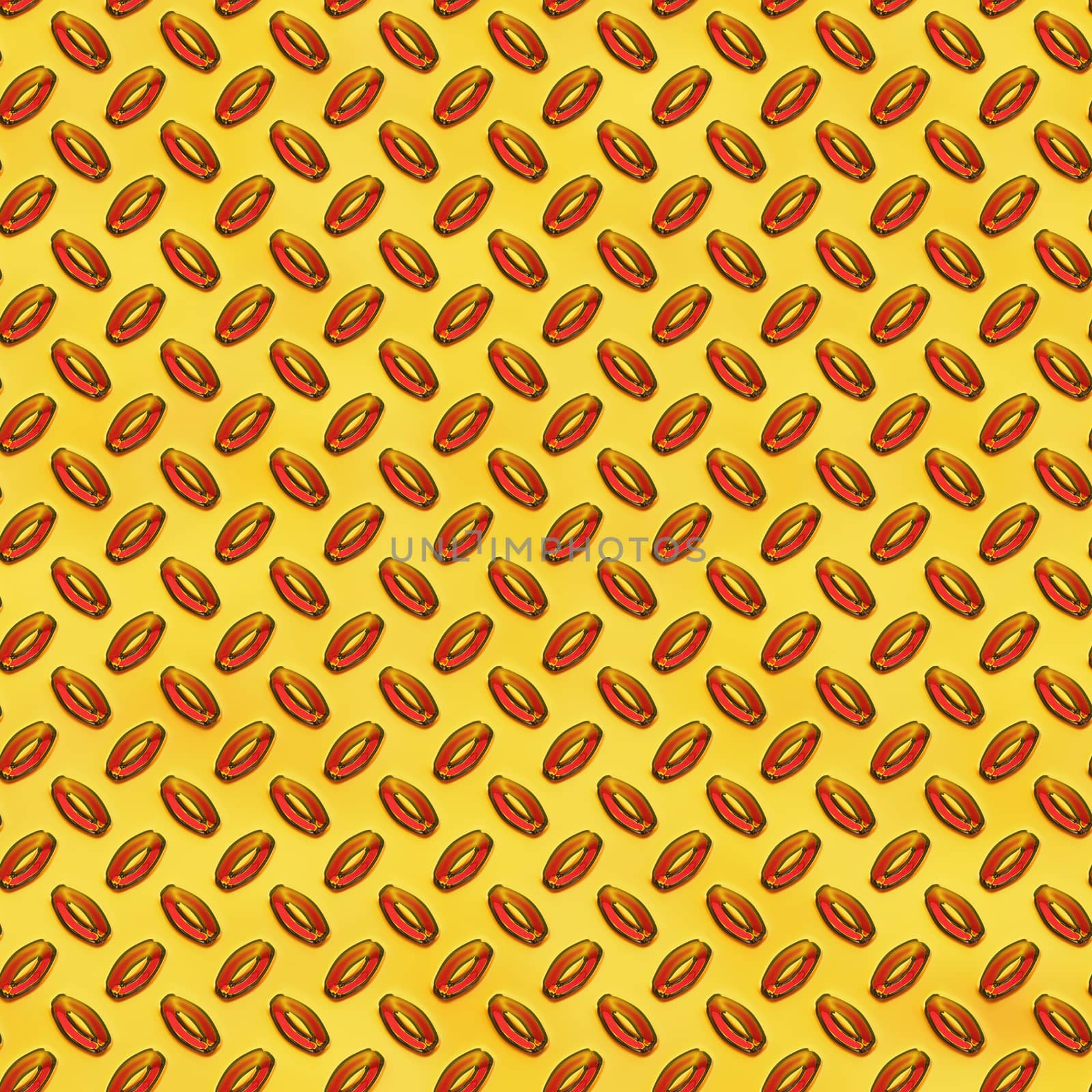 Yellow Red Metal Plate Seamless Texture by whitechild