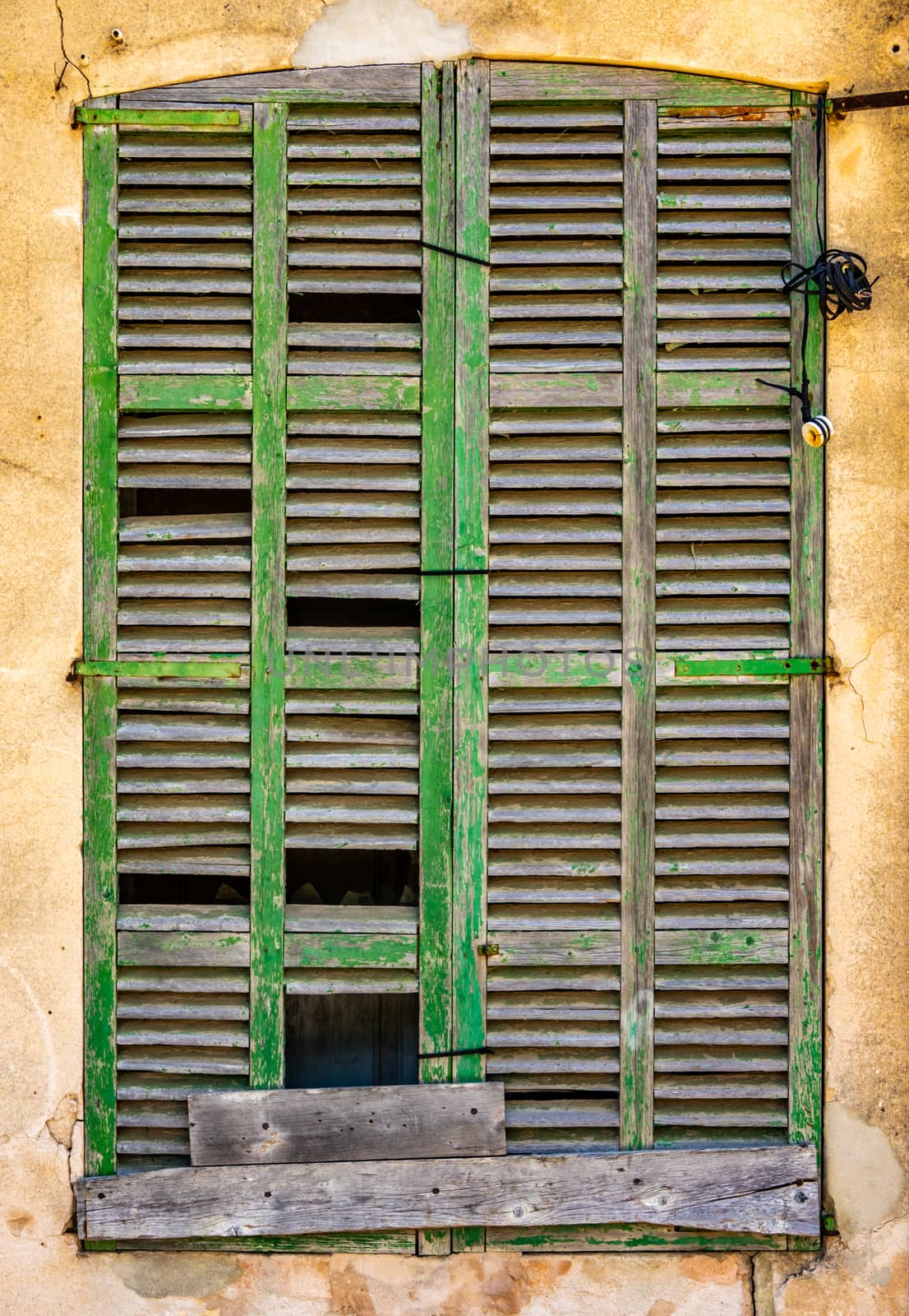 Rustic Spanish Villa Shutters by mrdoomits