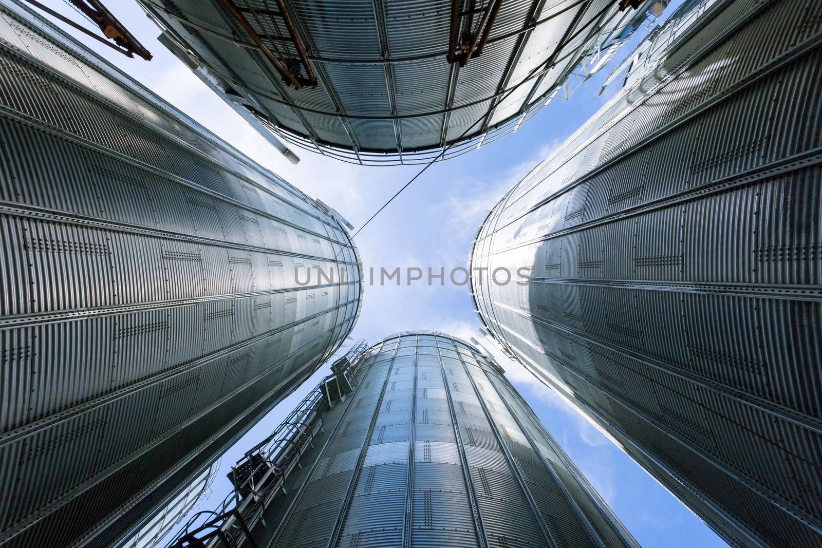 low angle of industry stainless steel tanks by antpkr