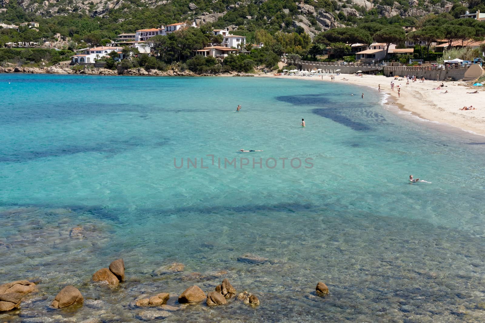 The Beach at Baja Sardinia by phil_bird