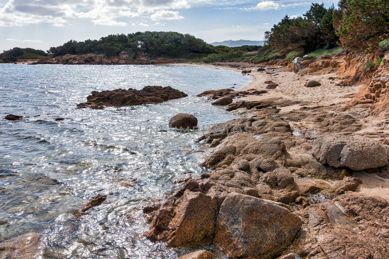 Mannena beach in Sardinia