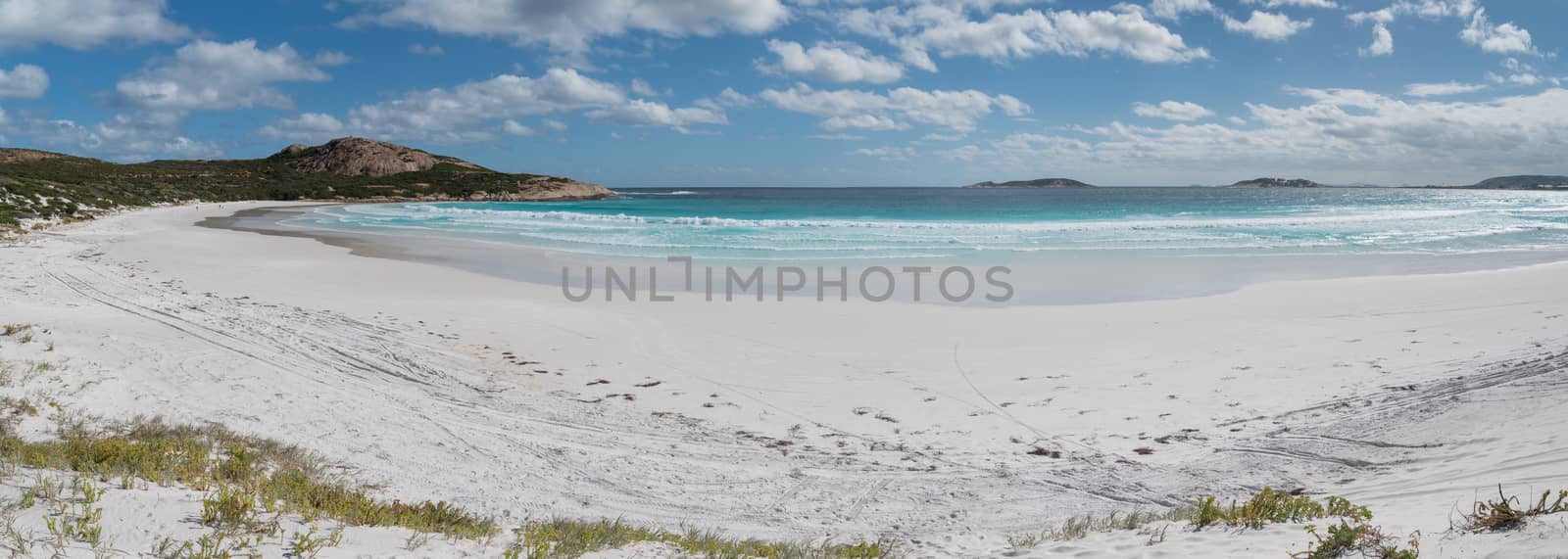 White Wharton Beach on a summer day, one of the most beautiful places in the Cape Le Grand National Park, Western Australia