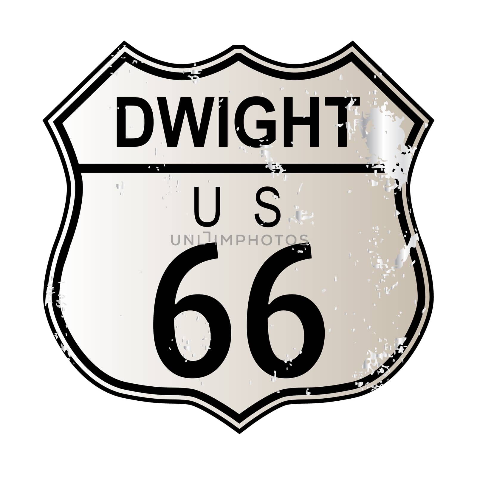 Dwight Route 66 by Bigalbaloo