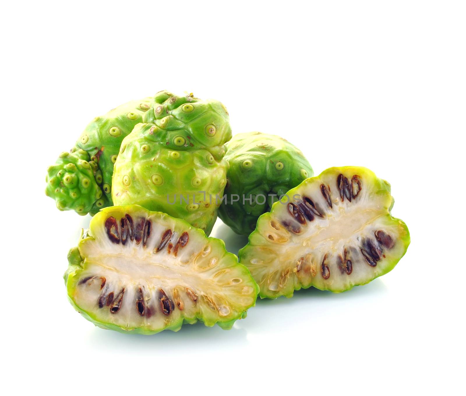 Exotic Fruit - Noni  on white by sommai