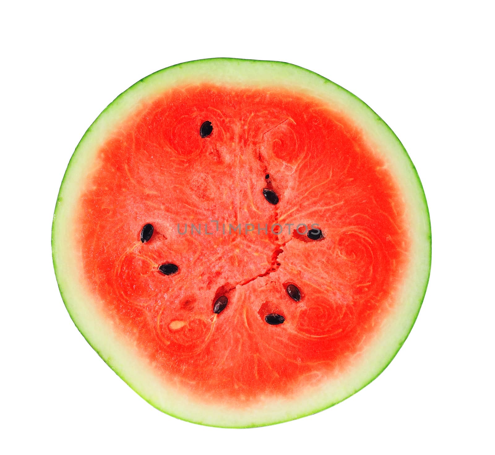 water melon isolated on white background by sommai