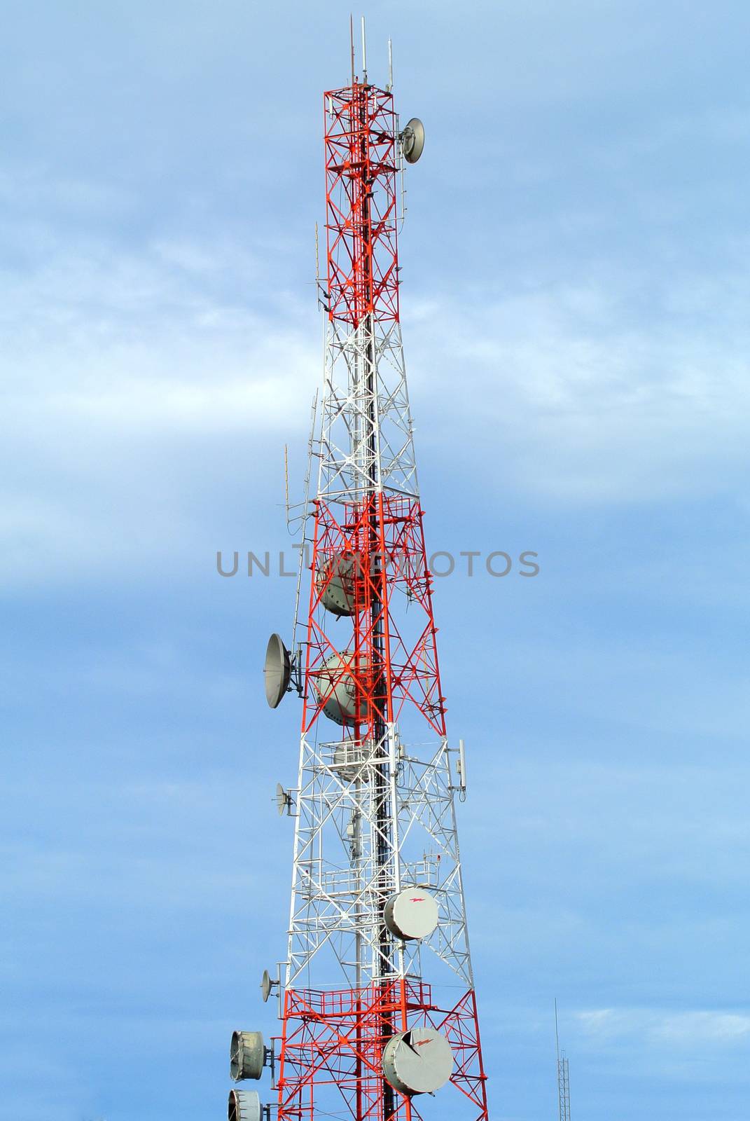 Antenna Tower of Communication by sommai