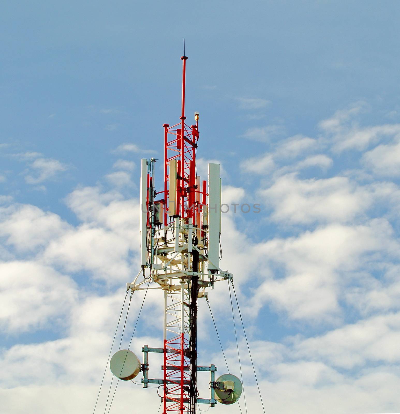 Antenna Tower of Communication by sommai