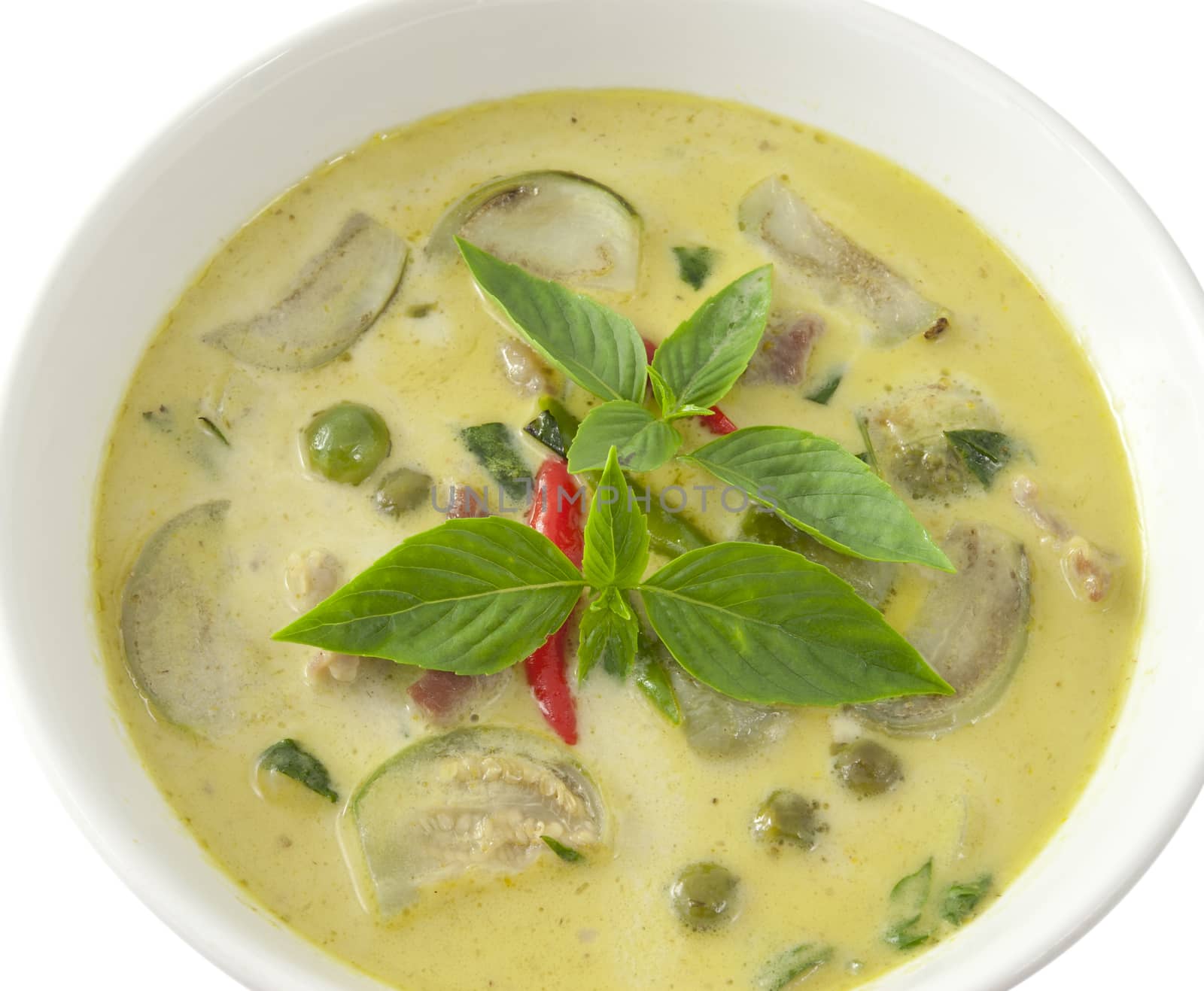 Green pork Curry , Thai cuisine