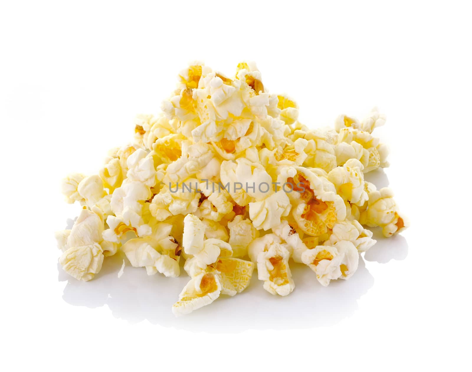 Pop Corn isolated on white background