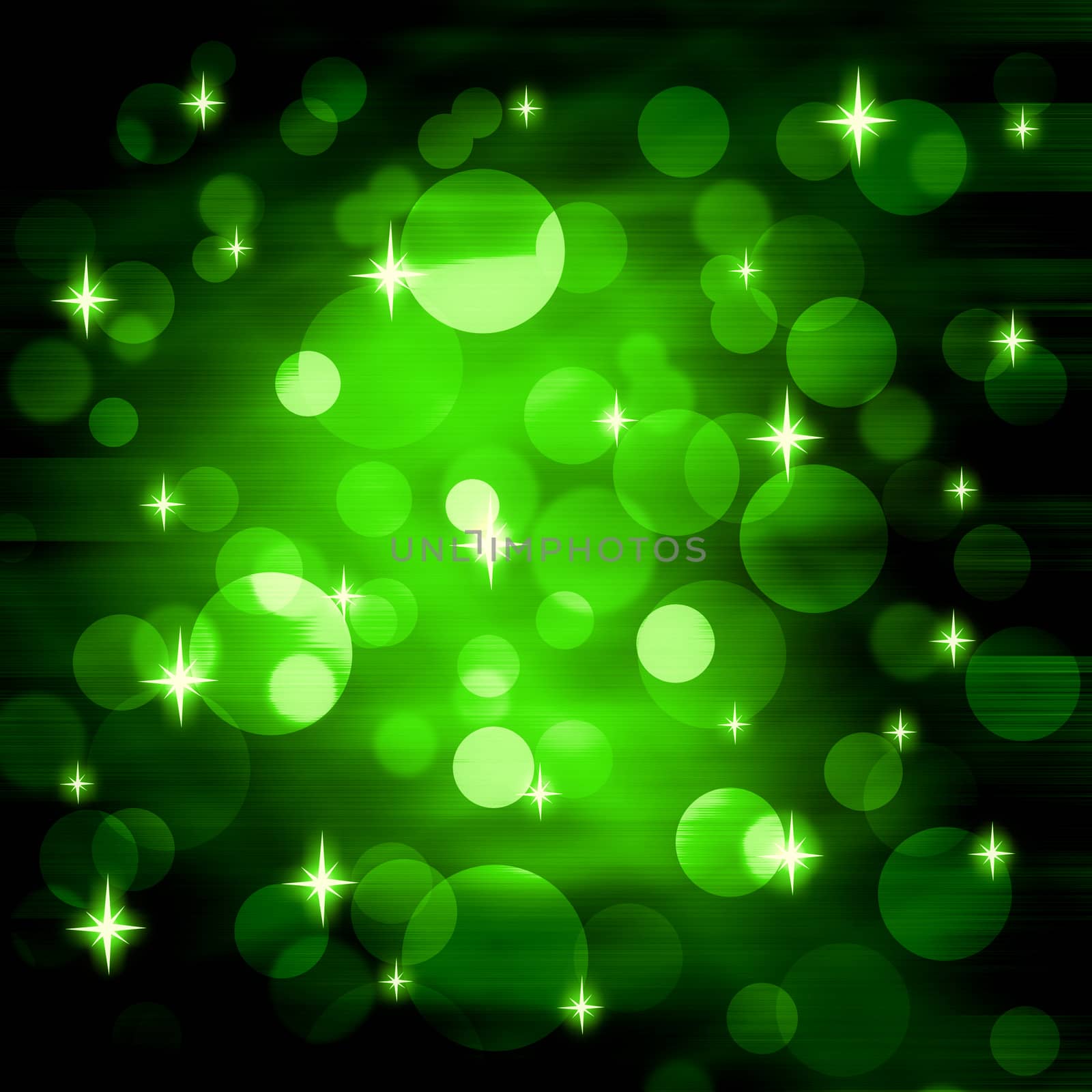 abstract green background for Christmas by sommai
