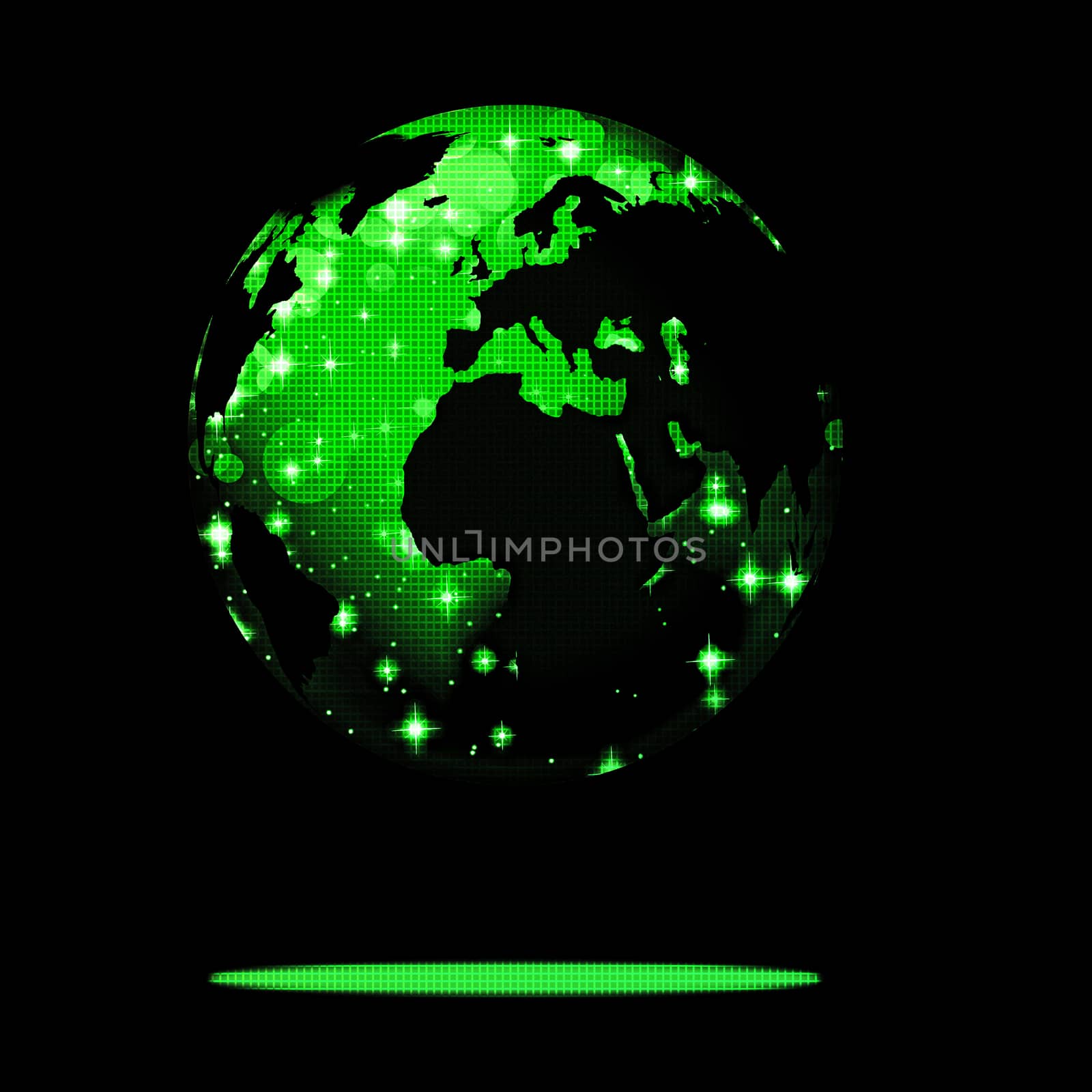 Earth symbol of the new year on our planet. Happy New Year and Merry Christmas