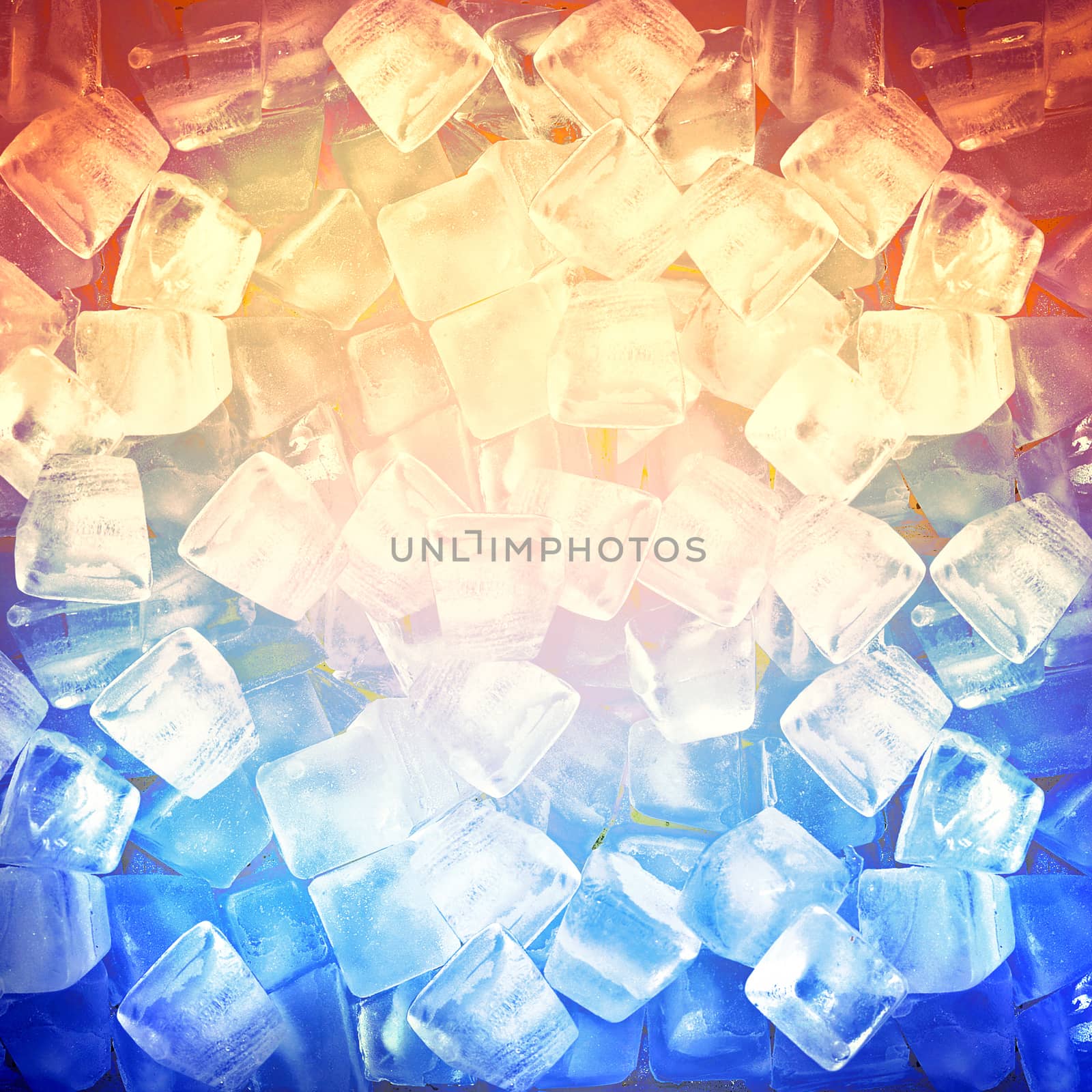 background with ice cubes  by sommai