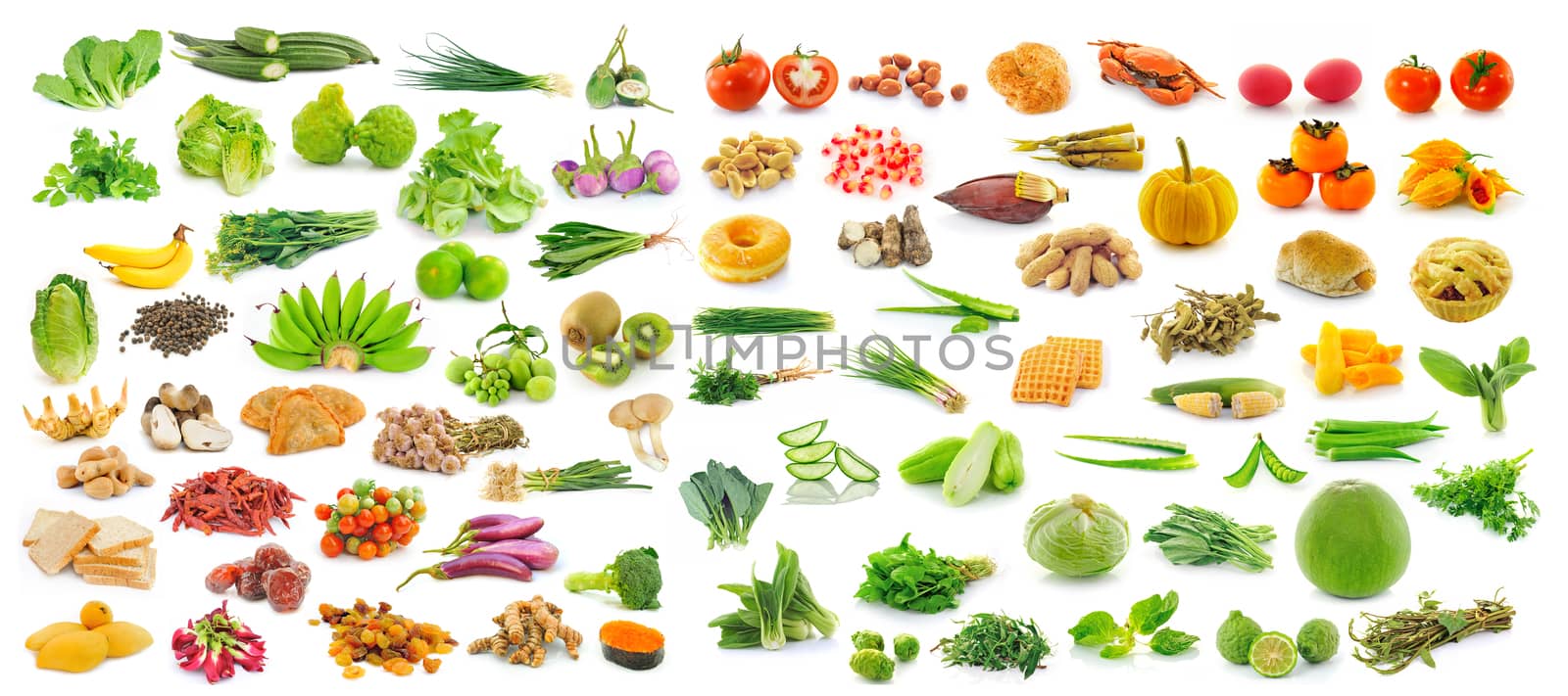 collection of fruit and Vegetables