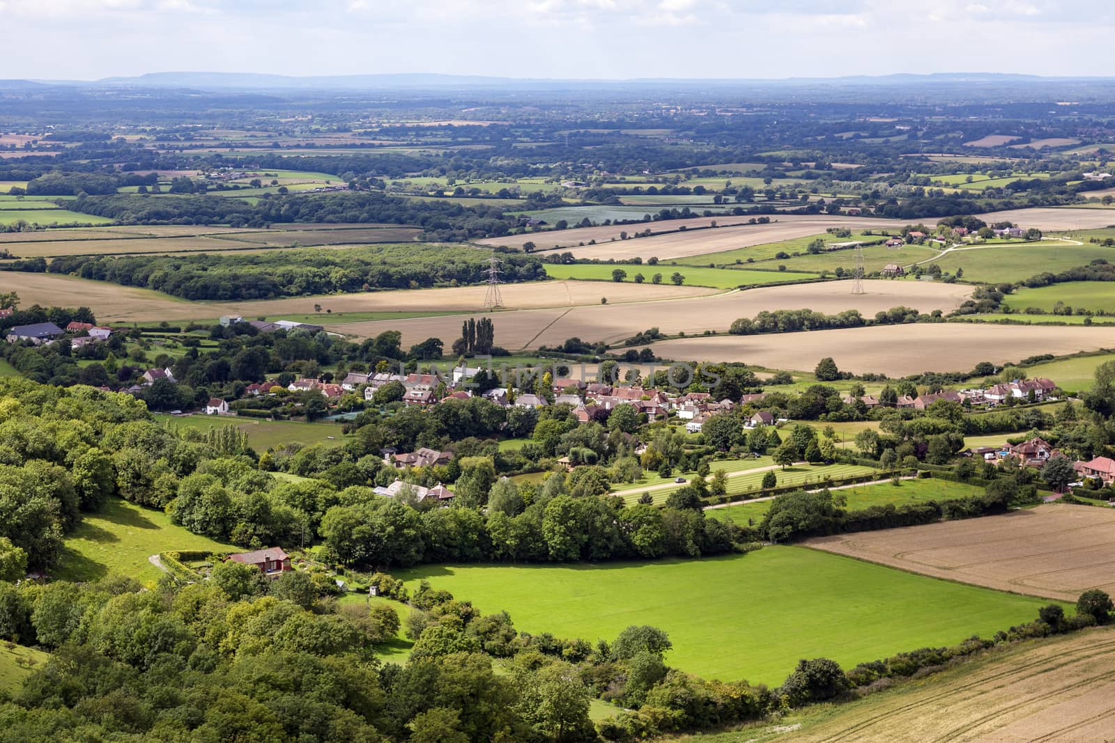 Scenic View of Sussex from the South Downs by phil_bird