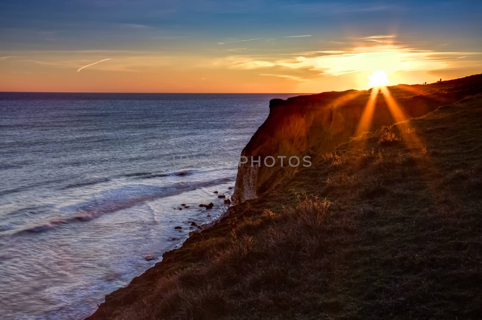 Sunset over Hope Gap by phil_bird