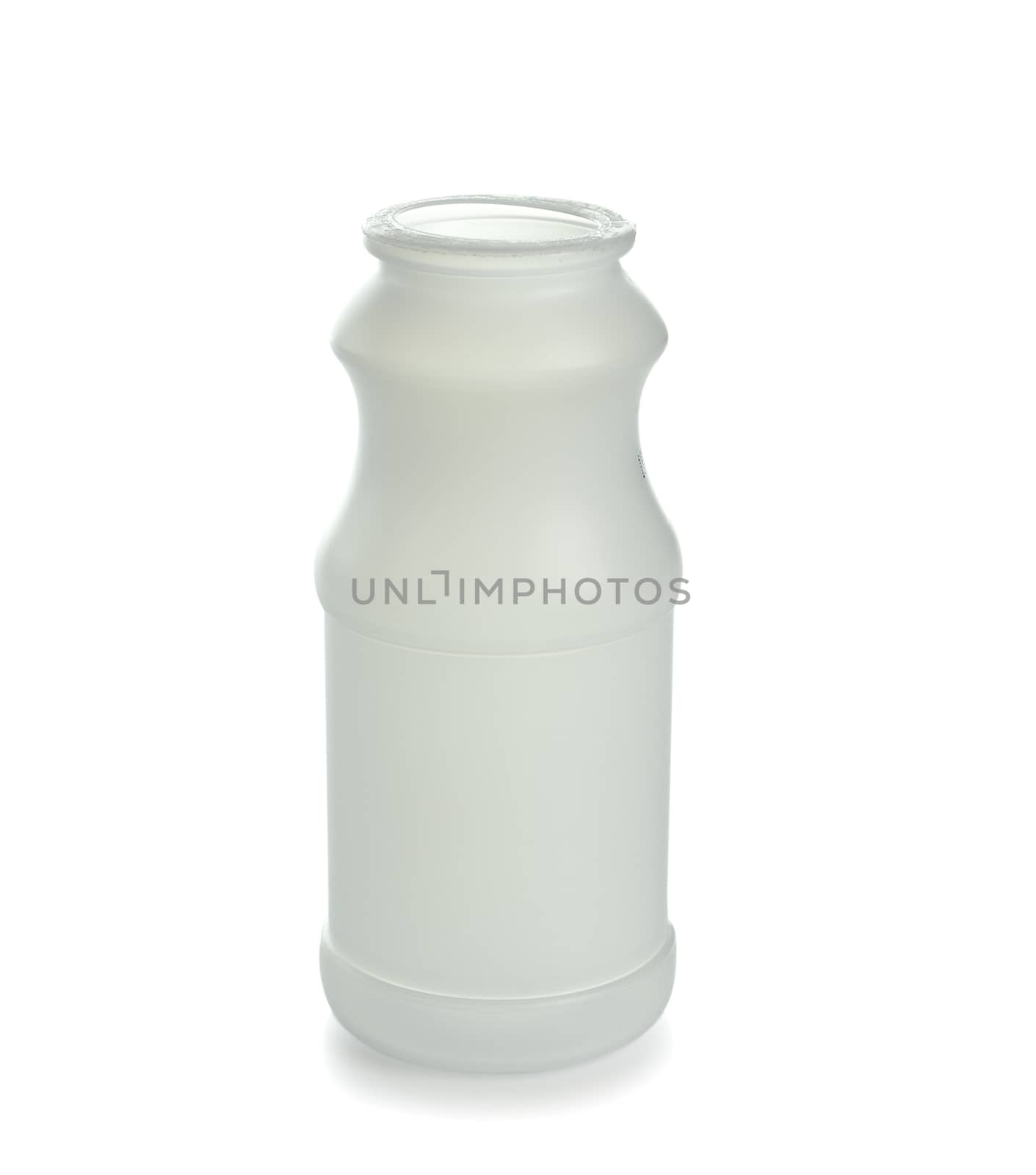 Empty plastic bottle isolated on a white background by sommai