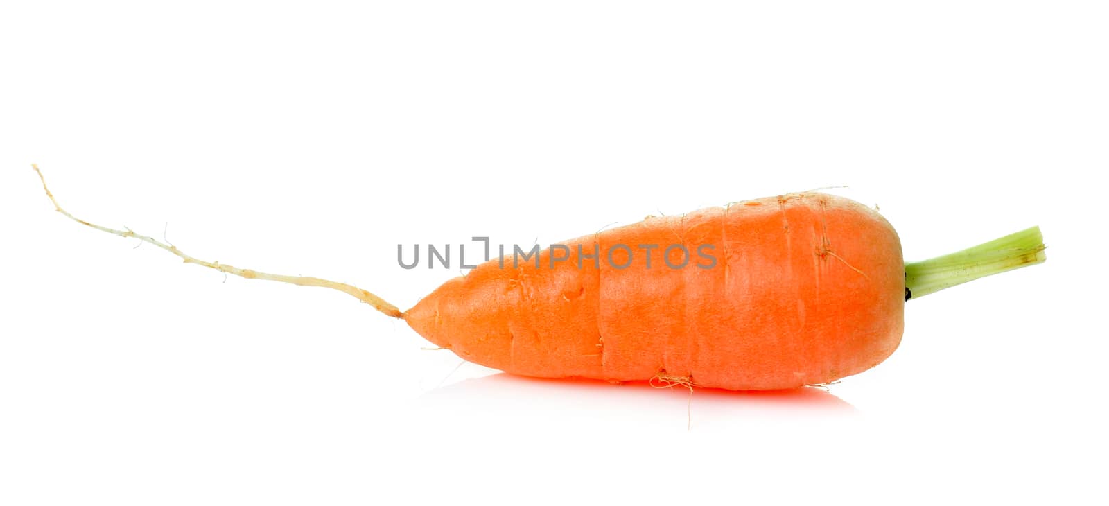 carrot isolated on white background by sommai