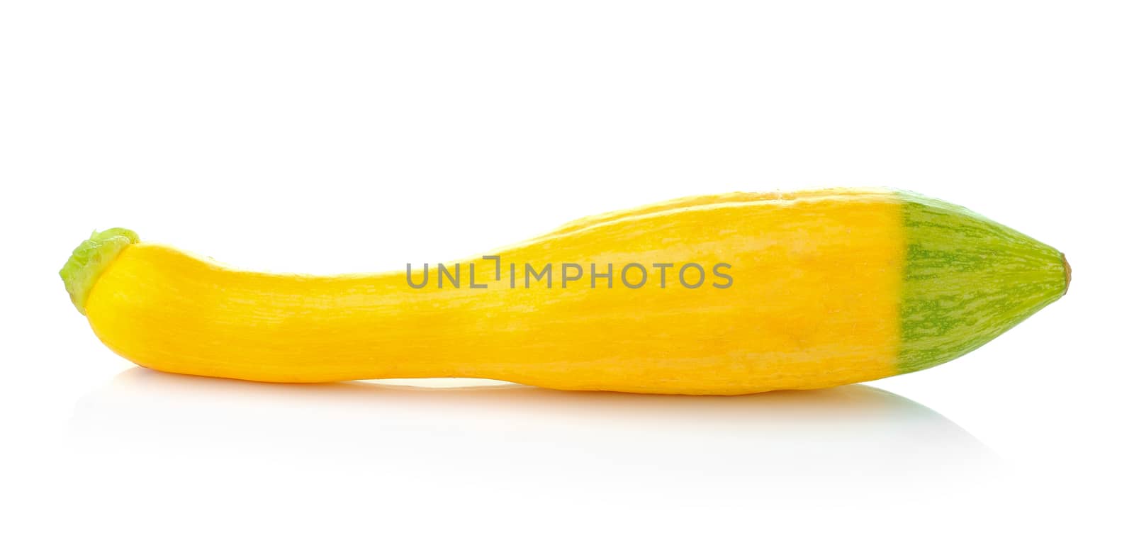 Zucchini isolated on a white background by sommai