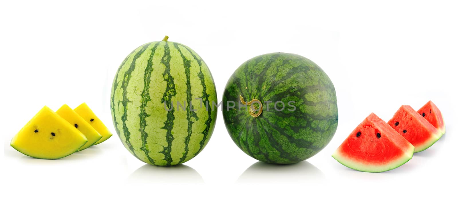 watermelon isolated on whiite background  by sommai