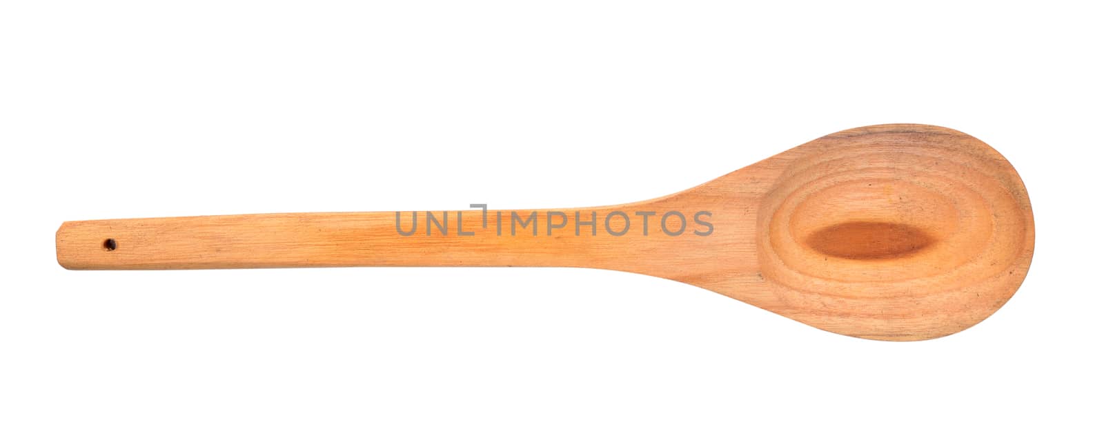  Wooden Spoon isolated on white background by sommai