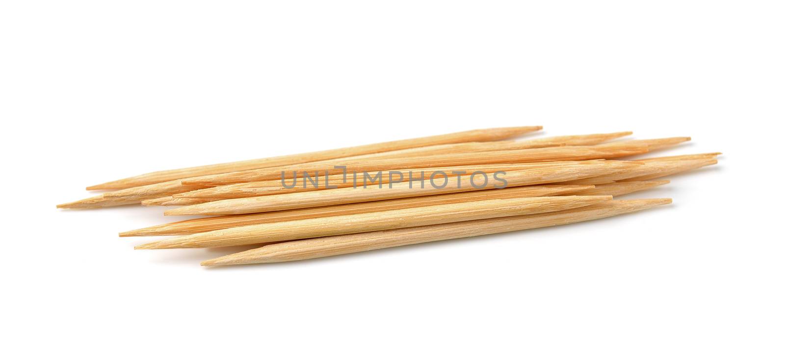 toothpick isolated on white background by sommai