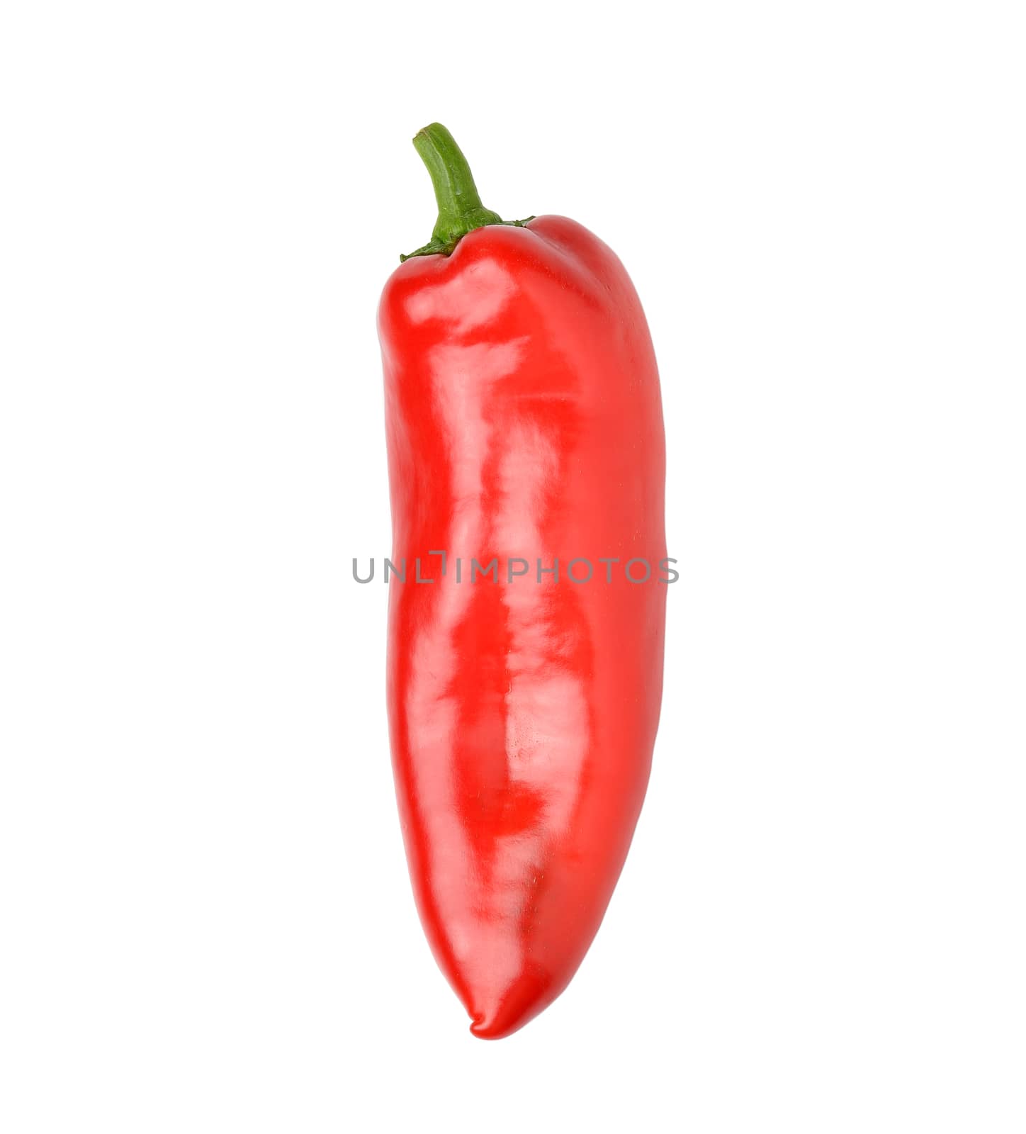 Sweet pepper isolated on a white background by sommai