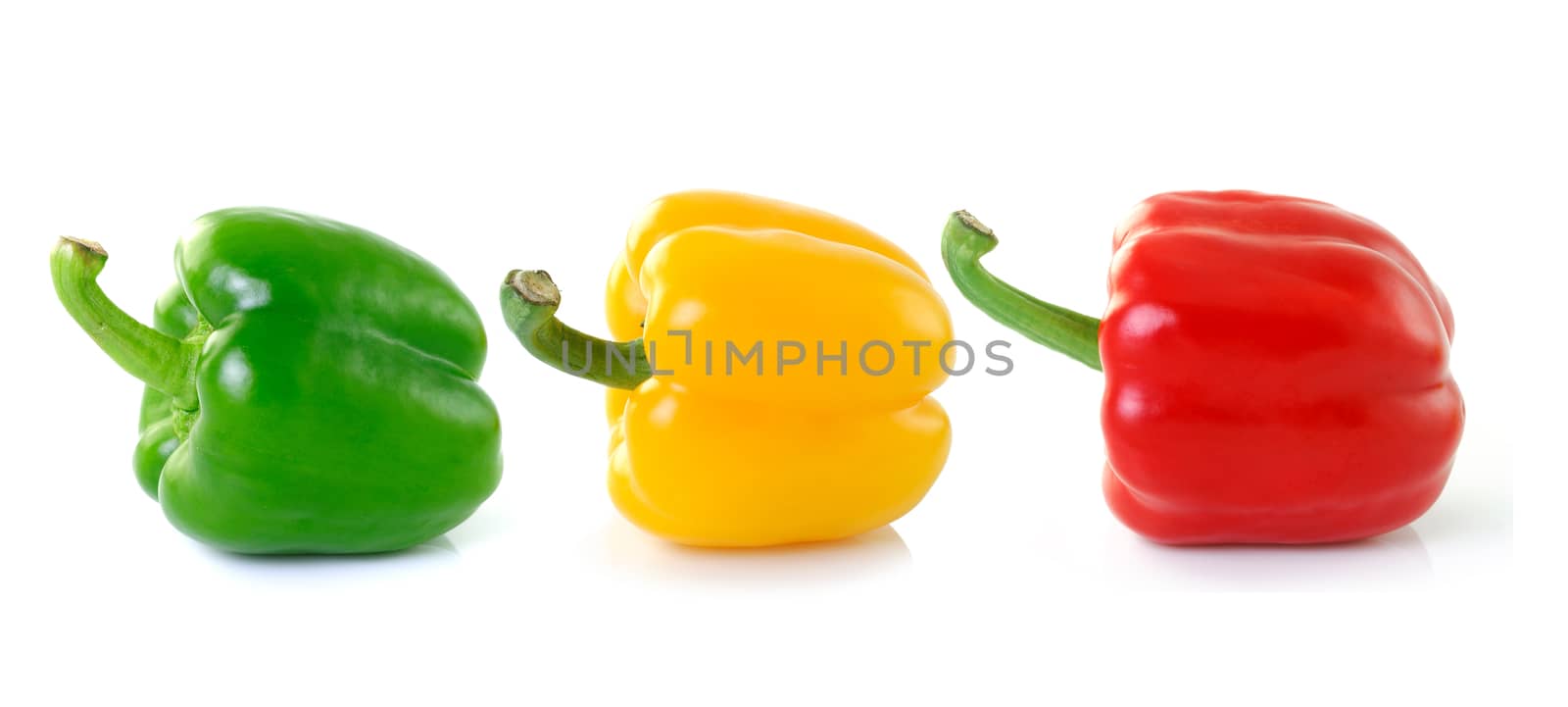  pepper isolated on white background