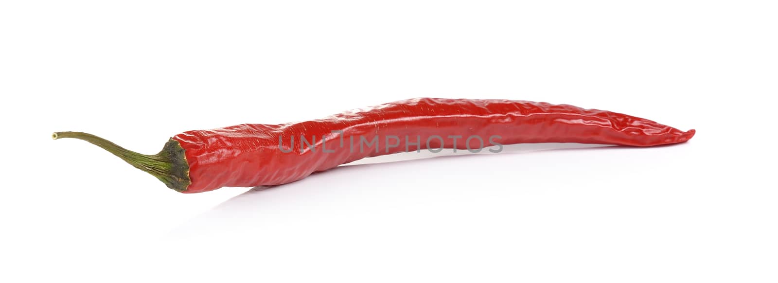 chilli peppers isolated on white background