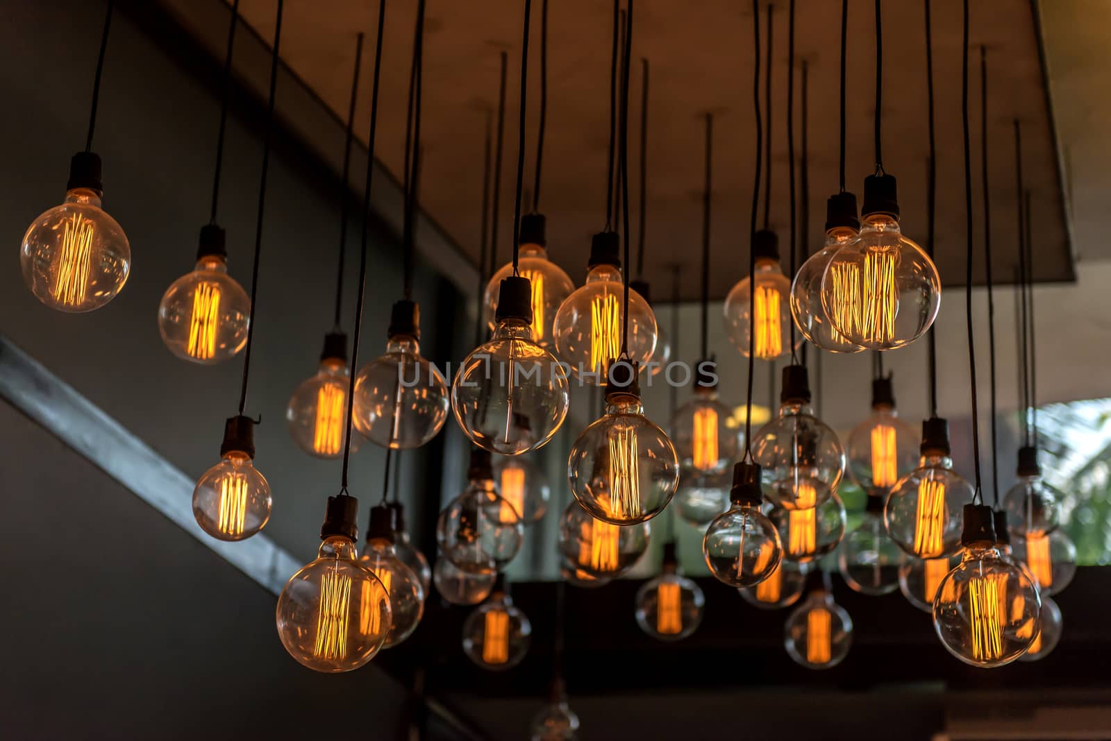 Beautiful Vintage Lighting decor for building interiors.