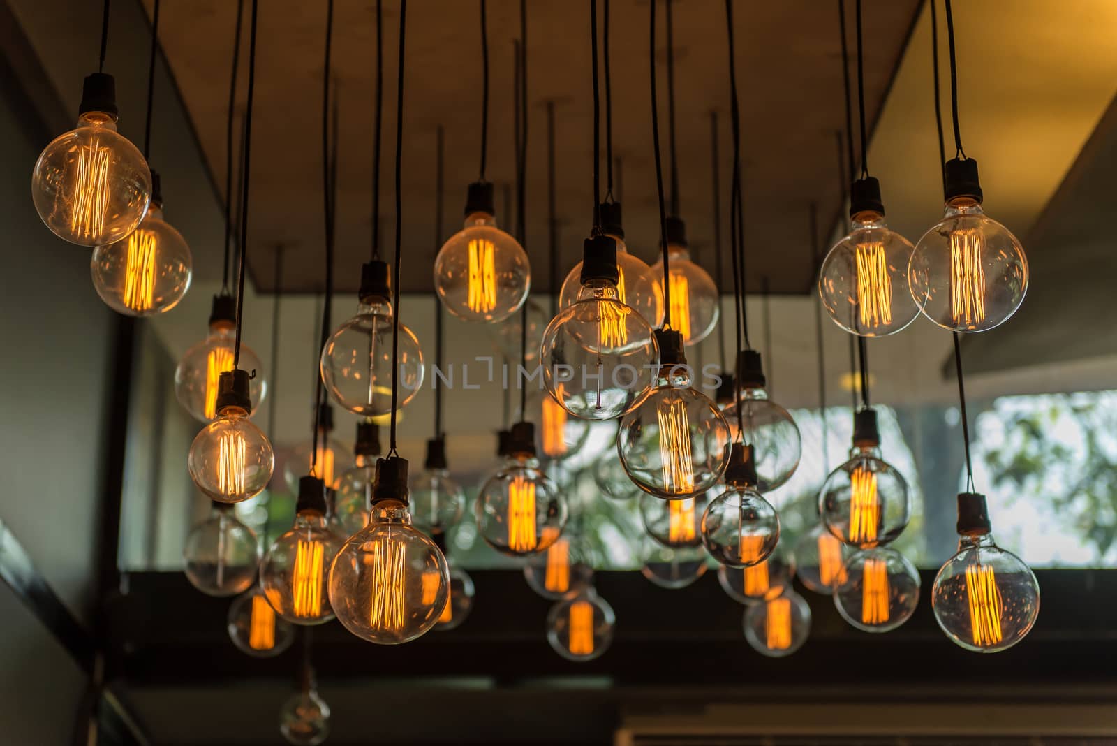 Beautiful Vintage Lighting decor for building interiors.