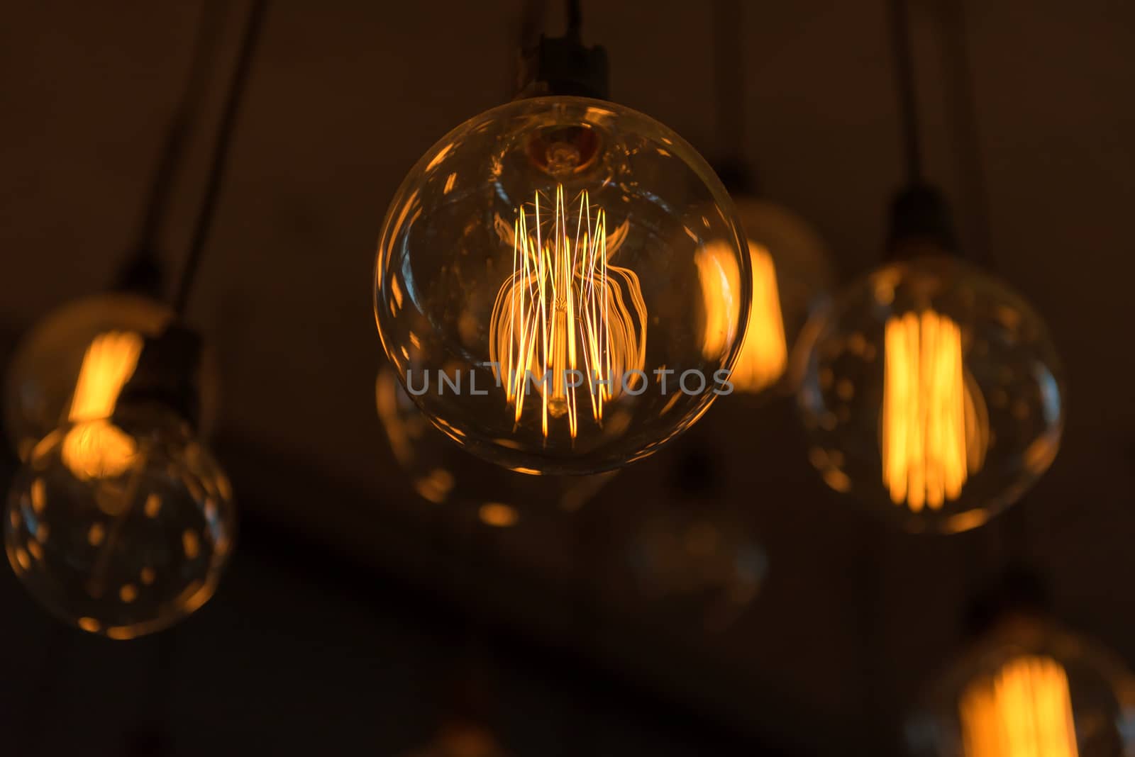 Beautiful Vintage Lighting decor for building interiors.