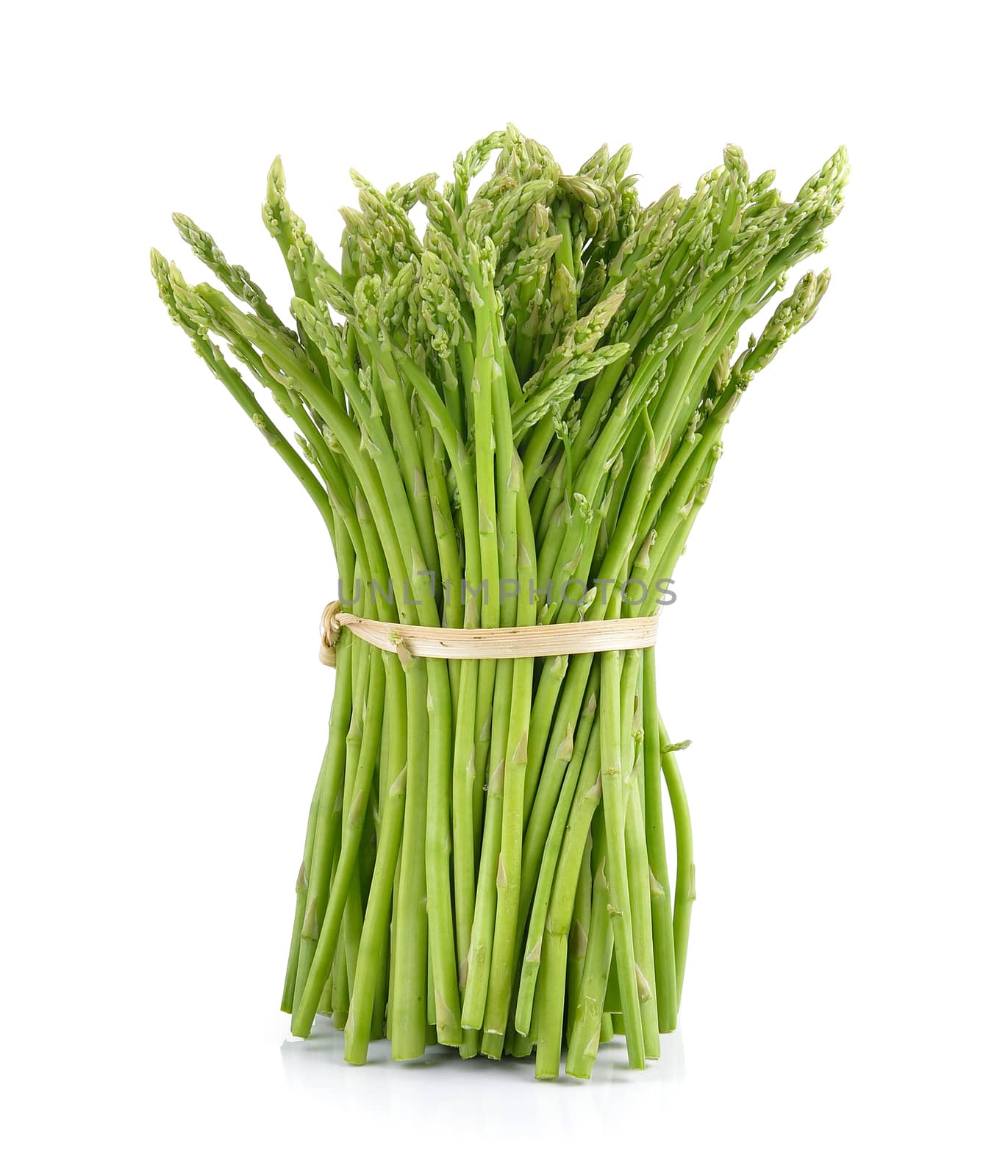 asparagus on white background by sommai