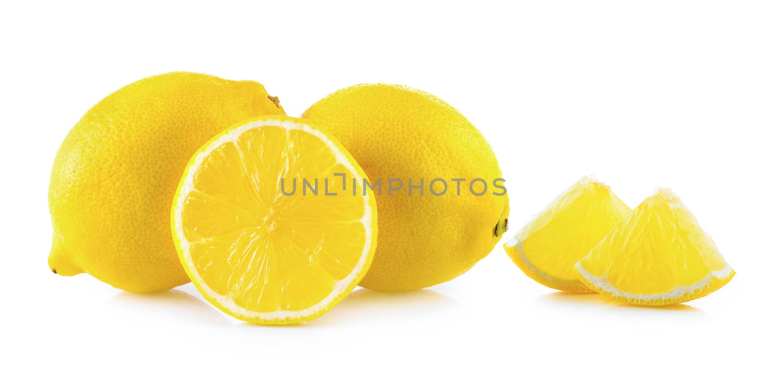 lemon isolated on white by sommai