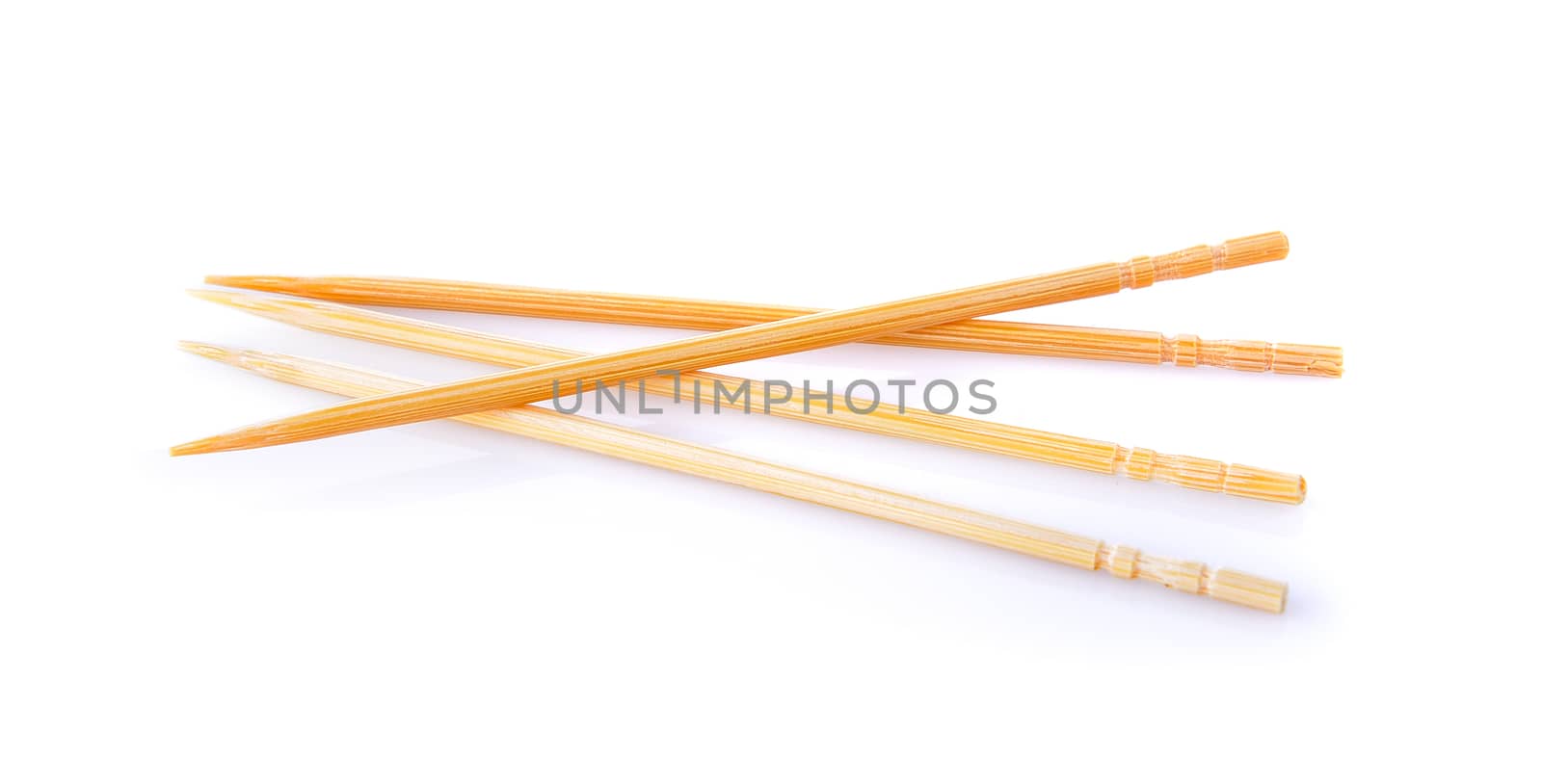 toothpick on white background