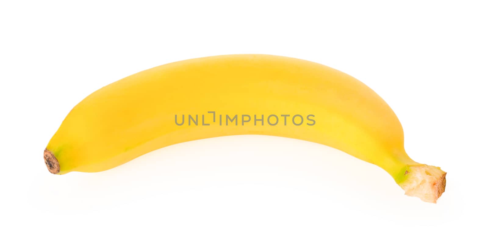 banana isolated on white background by sommai