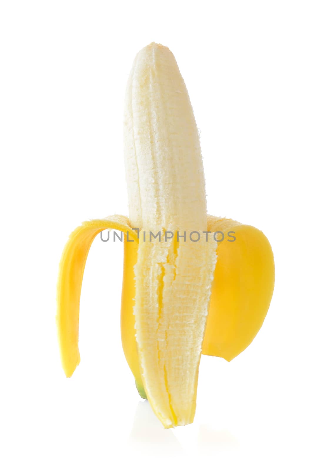 banana isolated on white background by sommai