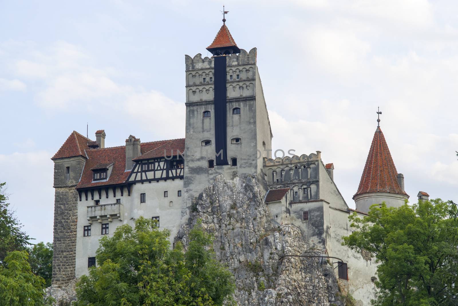 Medieval Castle of Bran in Transylvania, also known as Dracula's Castle