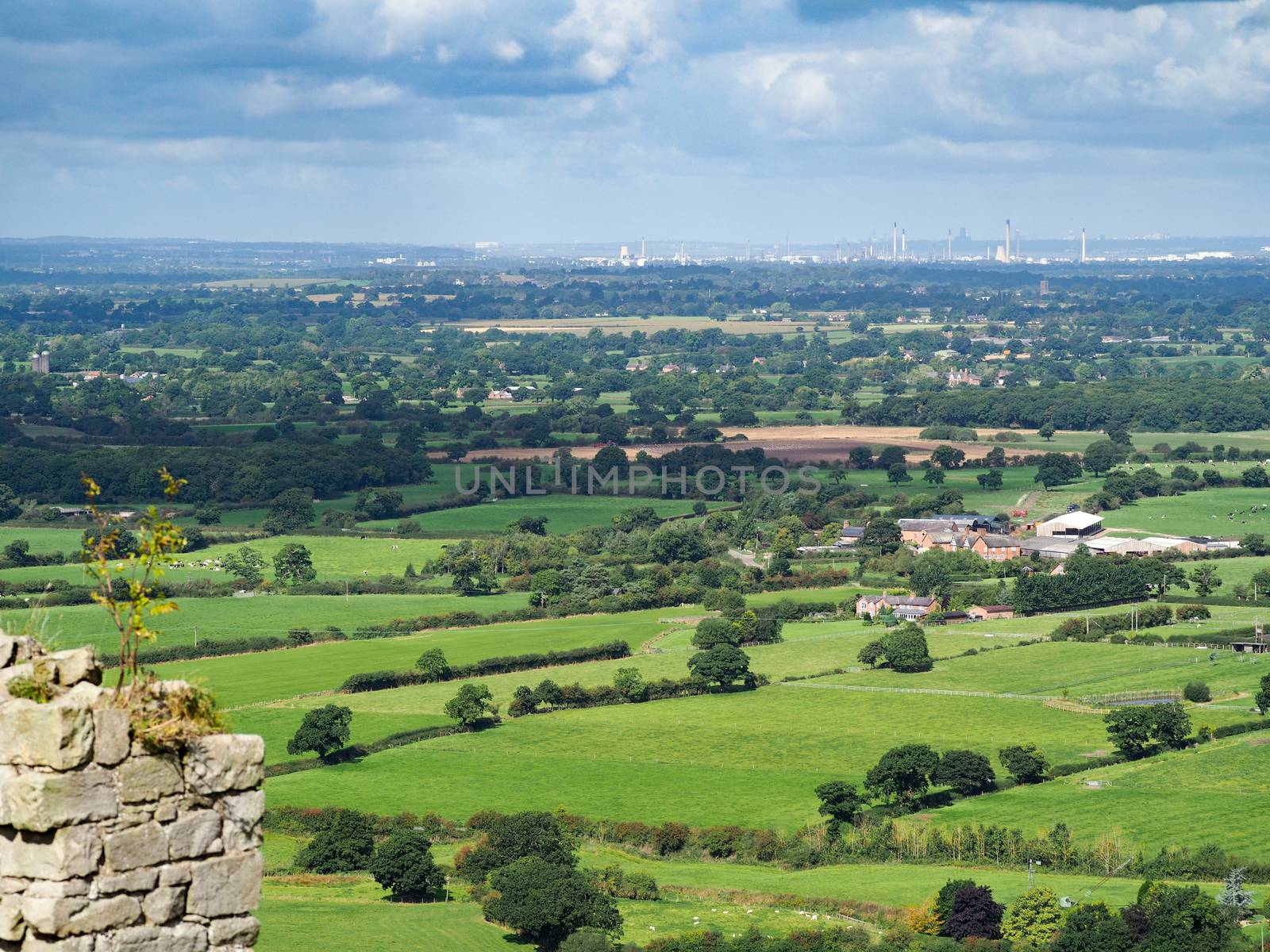 View of the Cheshire Countryside from Beeston Castle by phil_bird