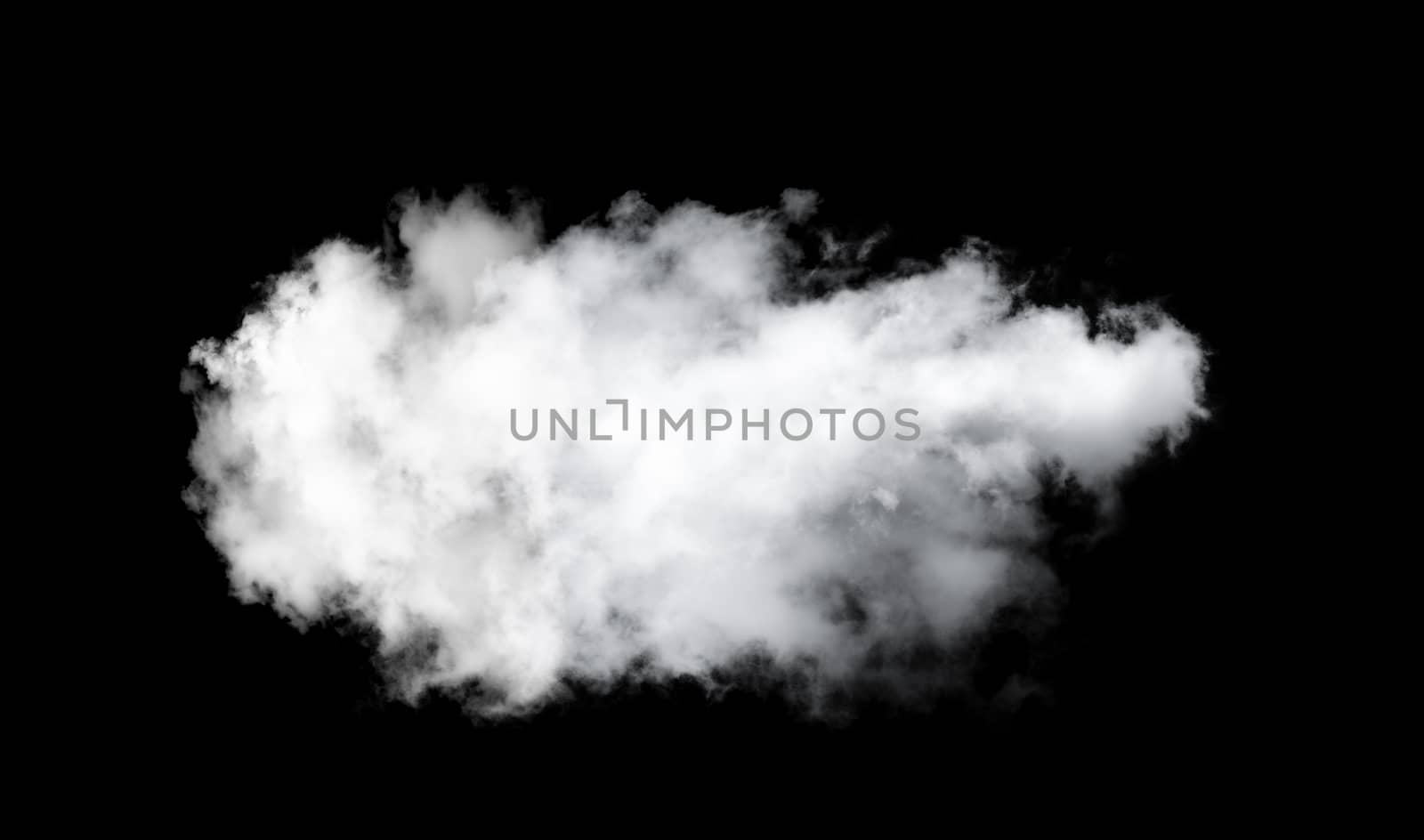 white clouds on black background by sommai