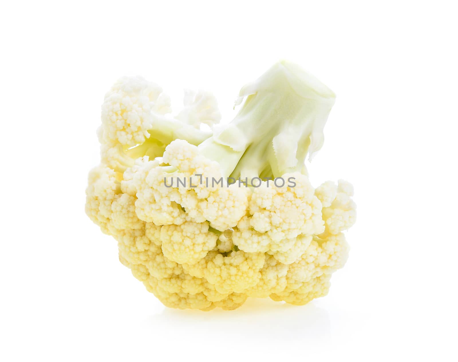 Cauliflower on white background by sommai