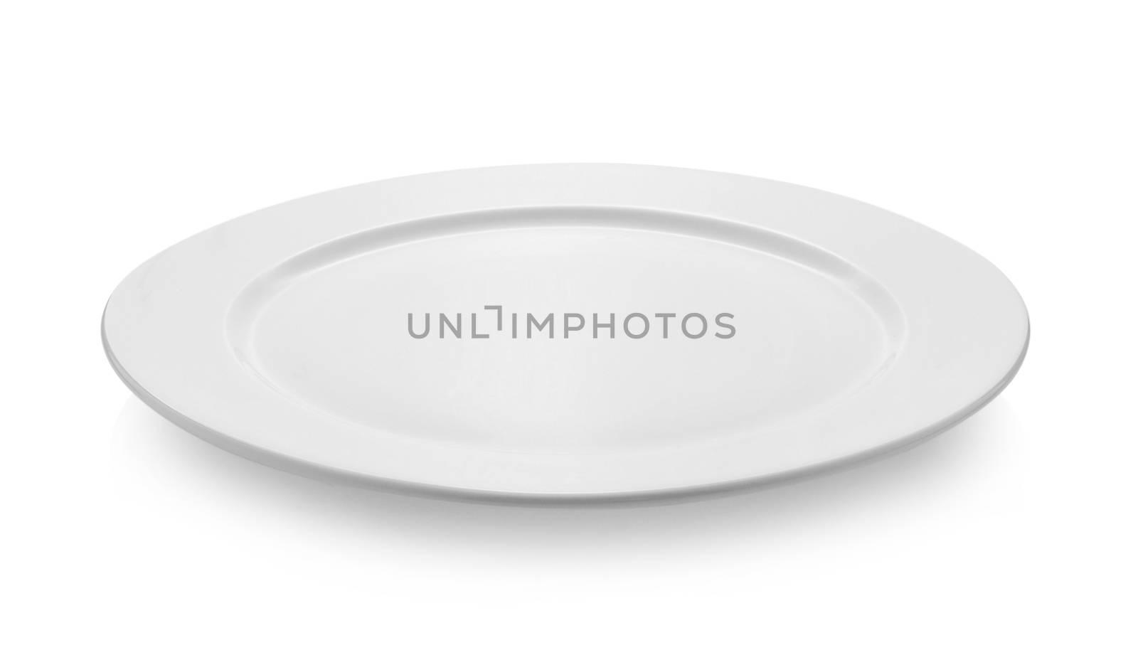 plate on white background by sommai