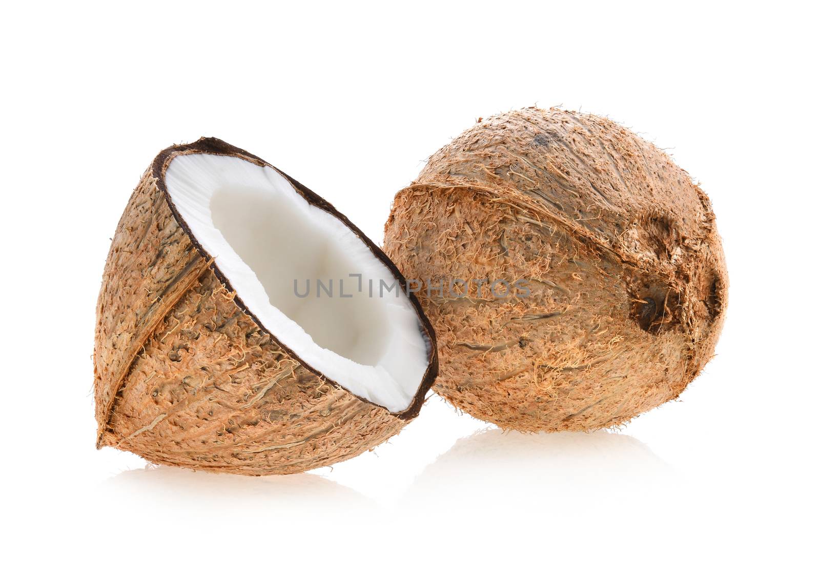 coconut isolated on white background by sommai