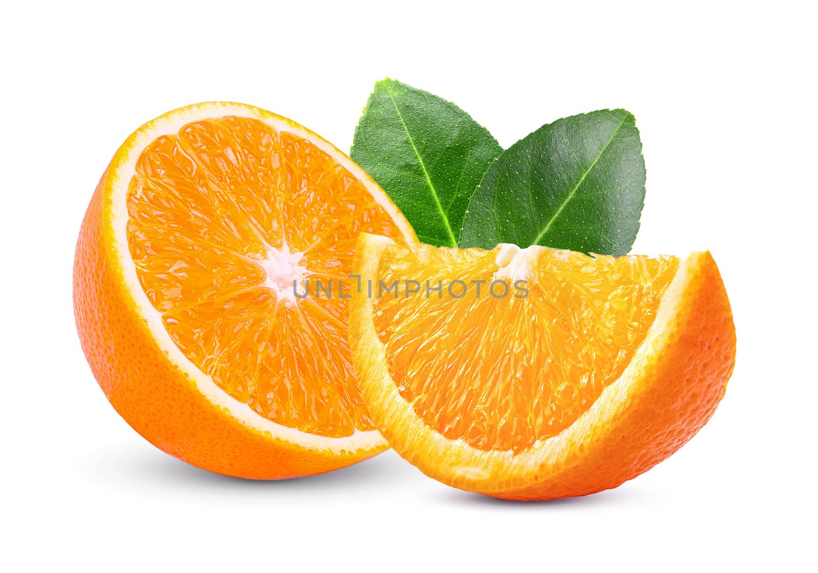orange isolated on white background by sommai