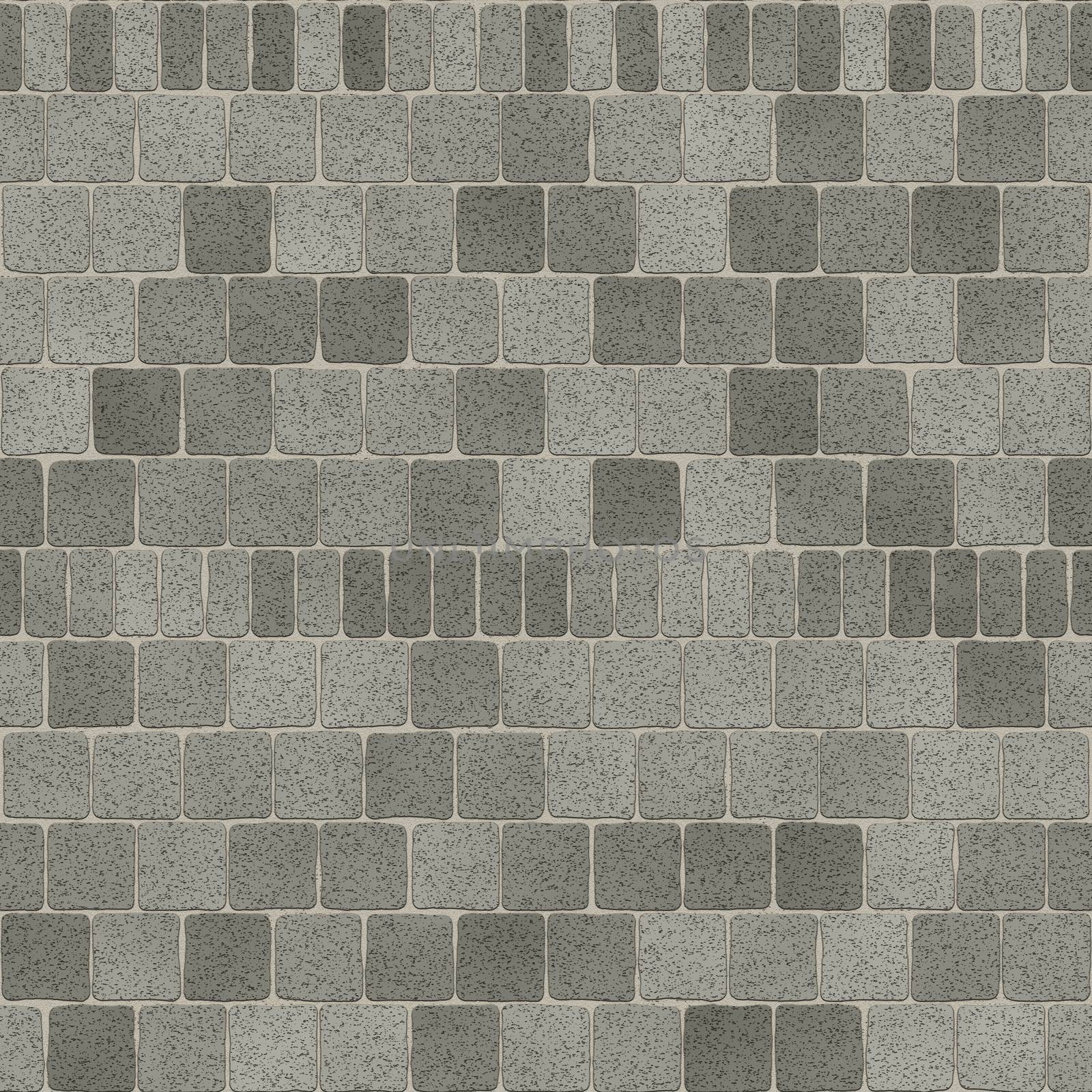 Gray American Brick Wall Seamless Texture by whitechild