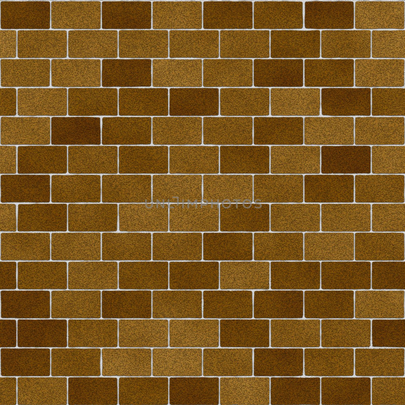 Khaki Brown Clay Bricks Seamless Texture by whitechild