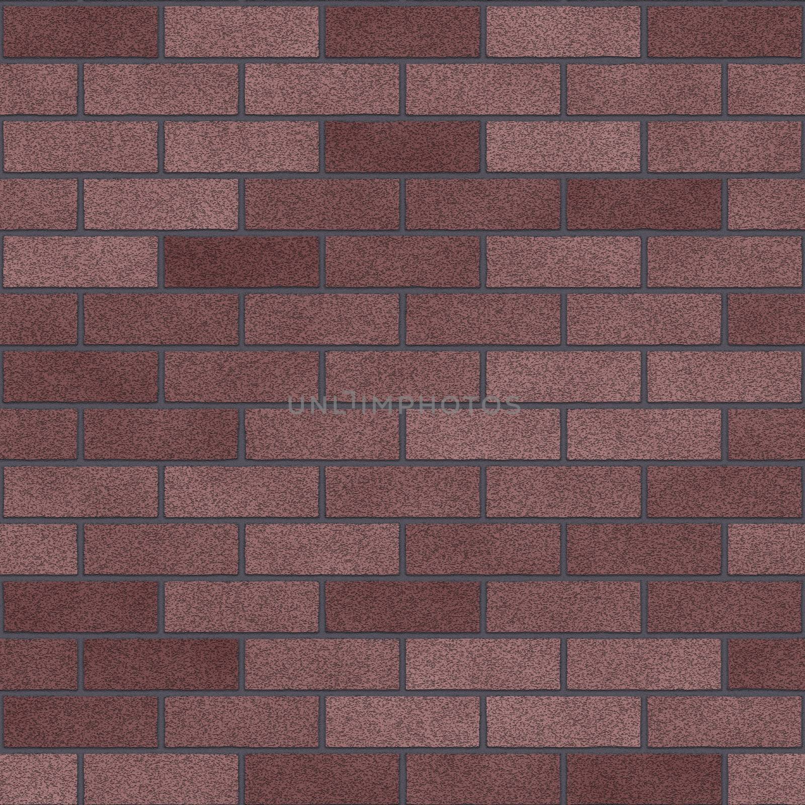 Plum Colored Clay Bricks Seamless Texture by whitechild