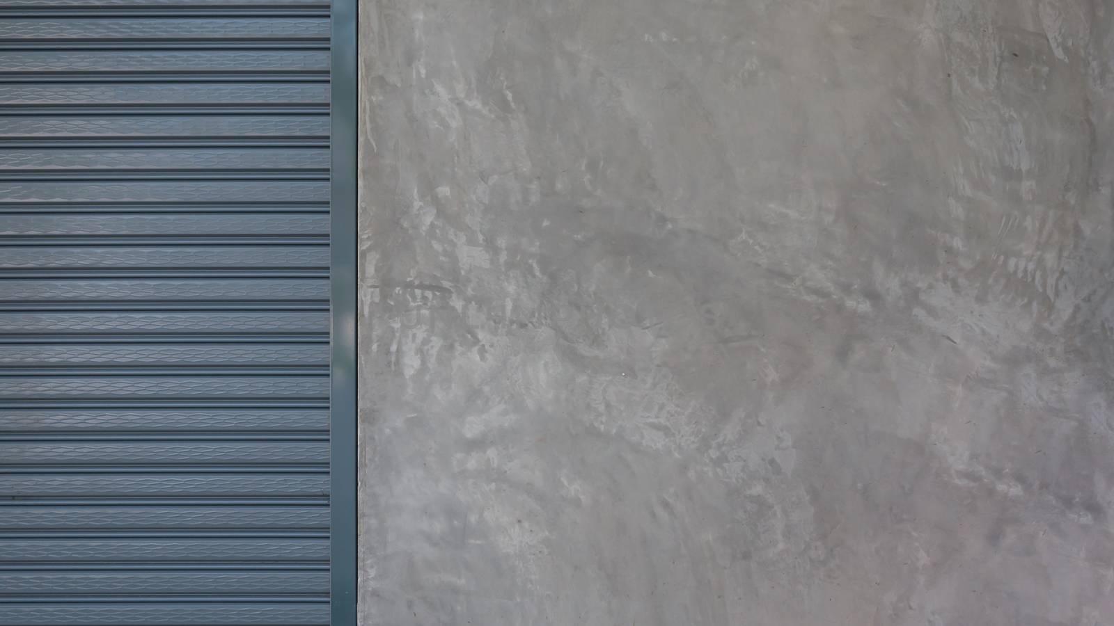 cement with roller shutter door  by rakratchada