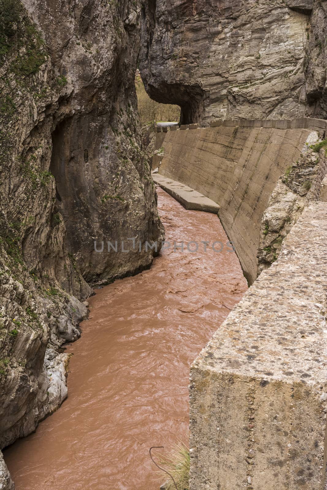 Kleidi passage, next to Karpenisiotis river, on the Karpenissi - Proussos road, Evrytania, Central Greece.