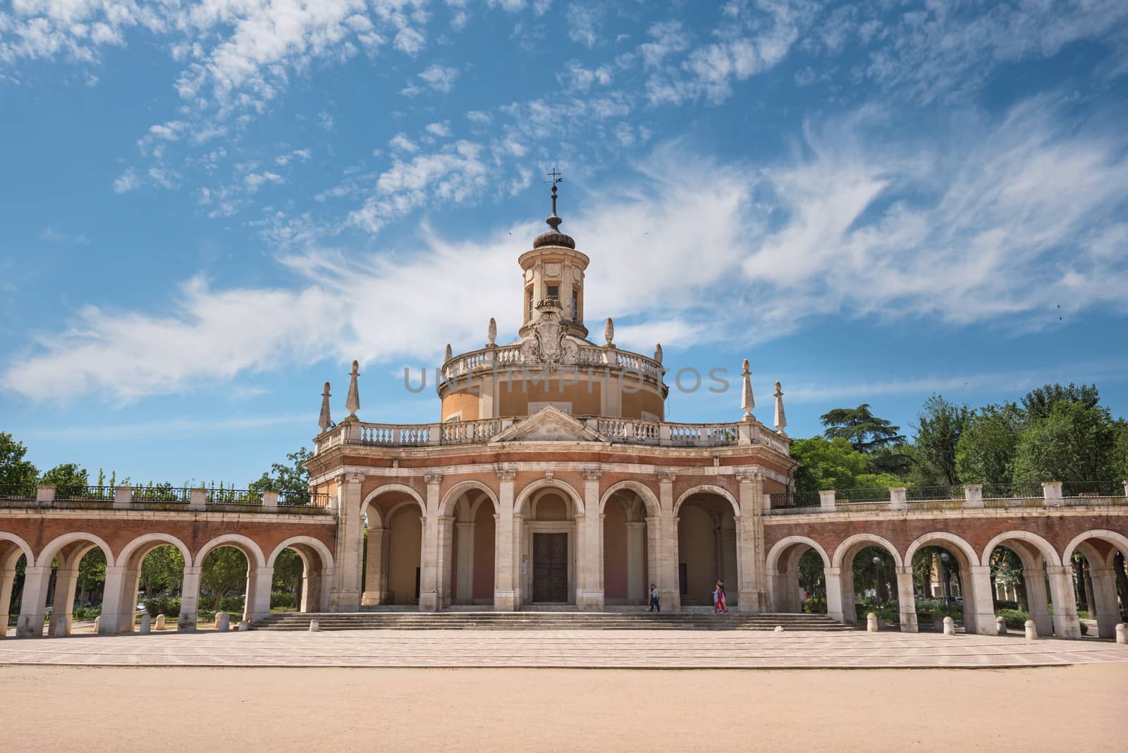 Aranjuez famous landmark, San Antonio de Padua church, Madrid, Spain. by HERRAEZ