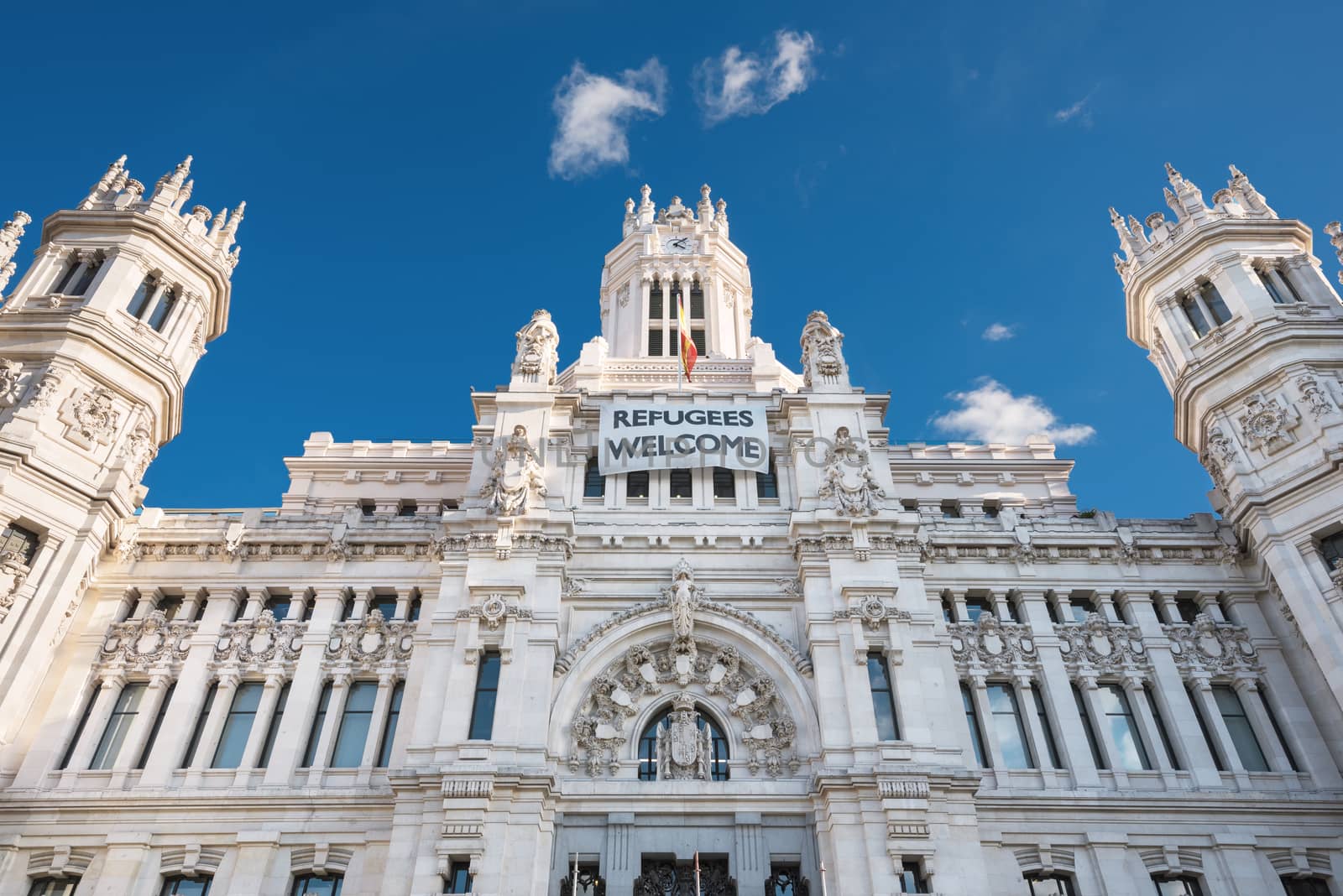 CybeleS Palace City Hall in Madrid, Spain. by HERRAEZ